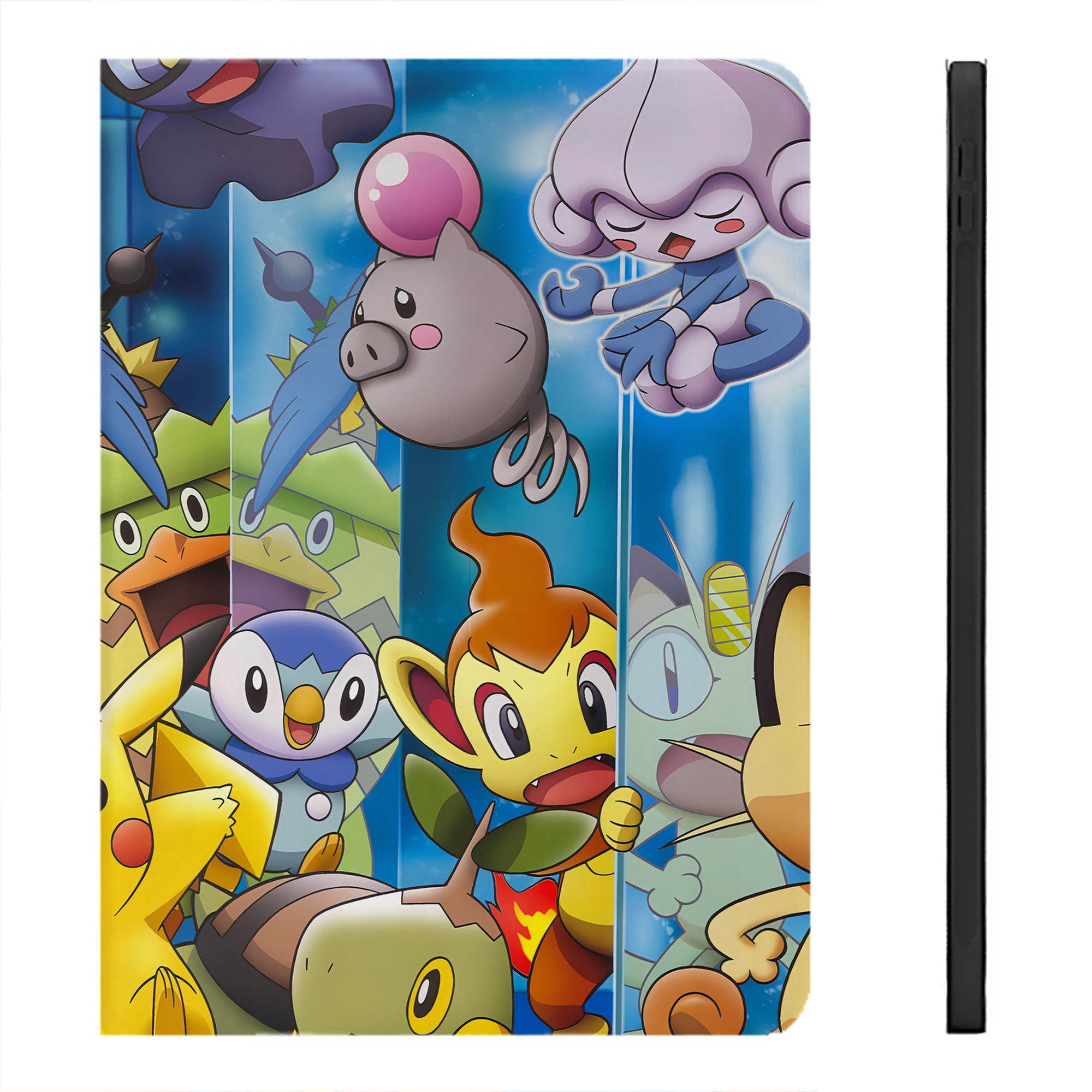 （画像用） ポケットモンスター Pokémon IPadケース ペンホルダー付き ブックスタイルデザイン